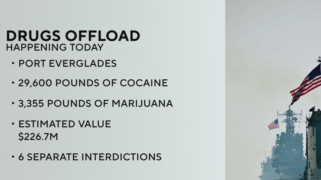 Drugs worth whopping $226.7 million to be offloaded by Coast Guard at Port Everglades — CBS Miami, Wellington Community news