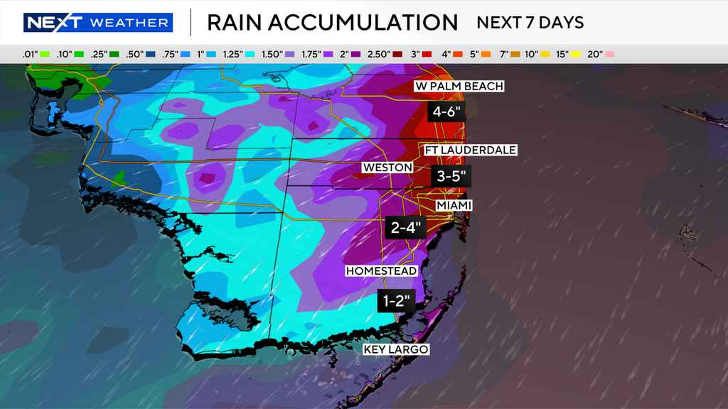 South Florida stays mostly dry Friday but heavy rain, flooding possible this weekend — CBS Miami, Wellington Sports news