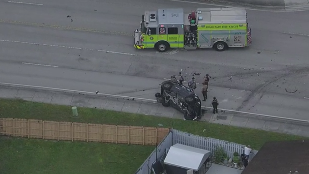 1 woman dead, 3 other women injured after rollover crash in southwest Miami-Dade, officials say — CBS Miami, Wellington Health news