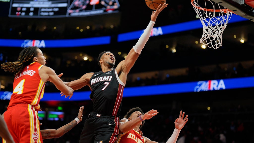 Giannis Antetokounmpo scores 24 points, 18 rebounds as the Heat beat the Hawks 129-117 for first win — Wellington Sports news