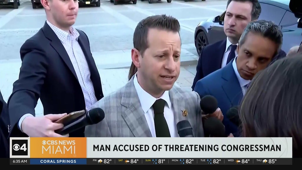 Jared Moskowitz says man arrested after death threat near his home — CBS Miami, Wellington Community news
