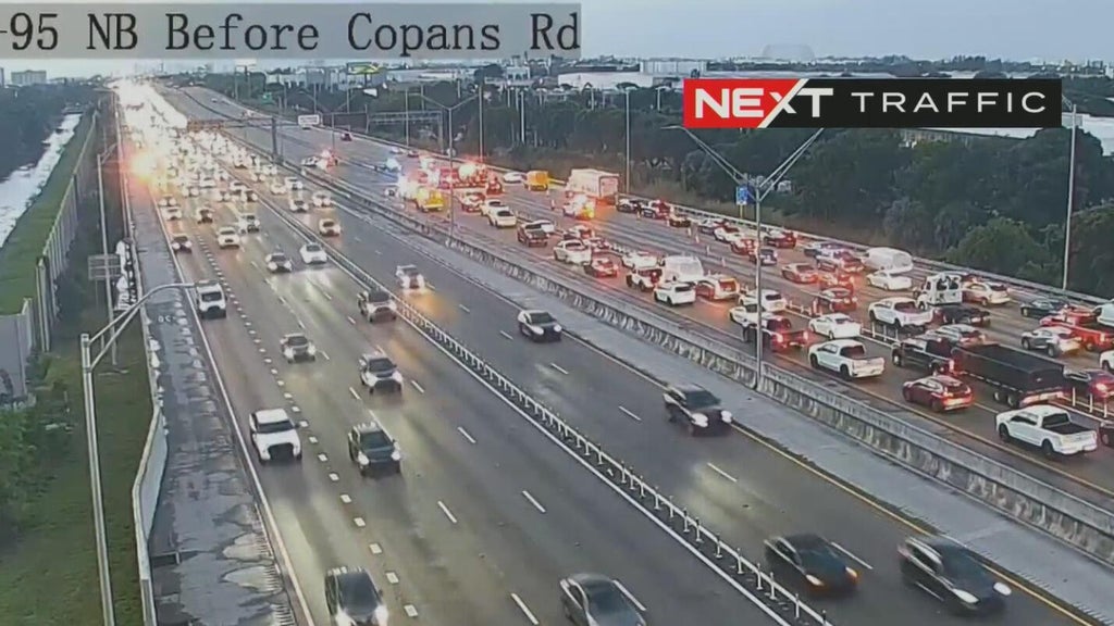 Crash on I-95 south in Pompano Beach leading to heavy delays near Copans Road — Wellington Community news