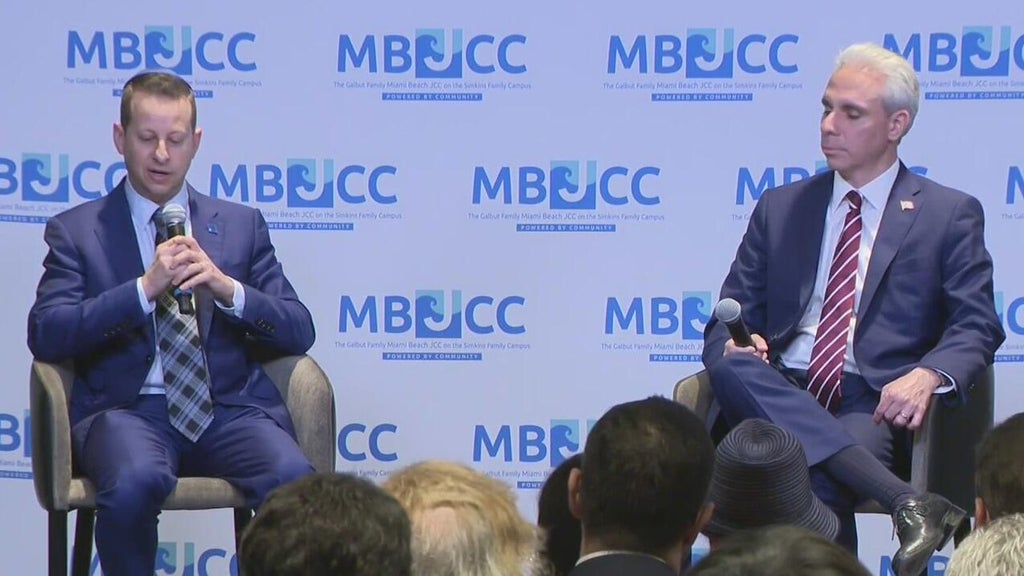 Scott Singer and Jared Moskowitz meet for second congressional forum in Miami Beach — Wellington Community news