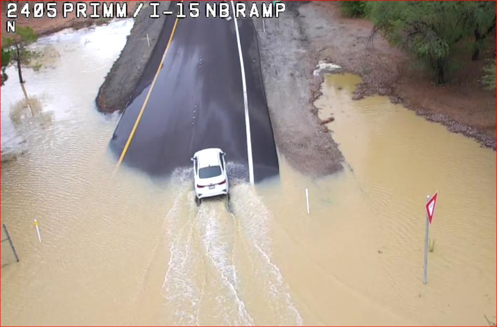 Rain from Tropical Storm Rachel causes flooding across Las Vegas — WPTV NBC West Palm Beach