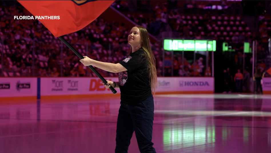 Florida Panthers host fifth annual 'Pink in the Rink' night to honor breast and cervical cancer survivors — WPTV Sports, Wellington Health news