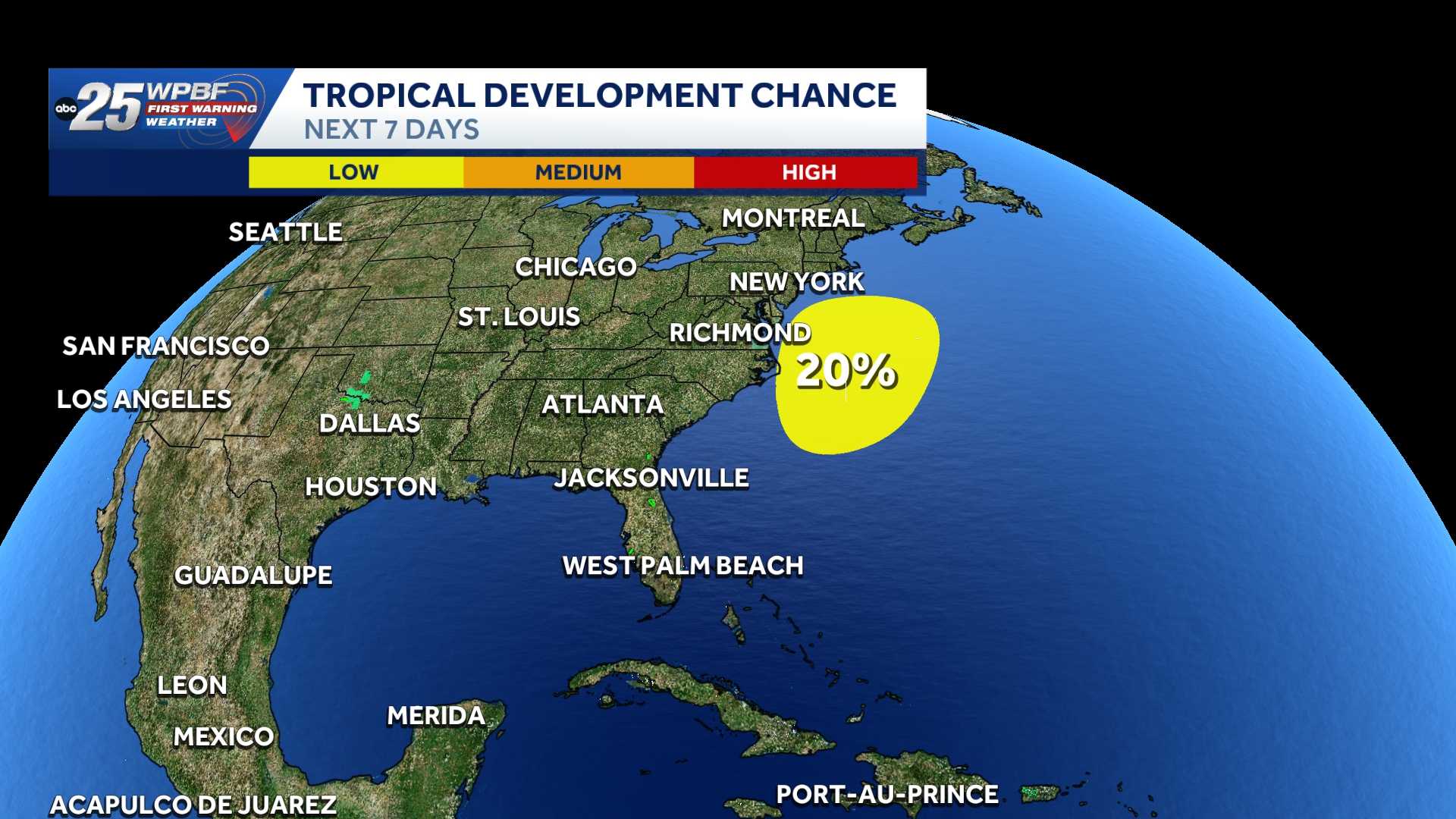 National Hurricane Center tracks possible low-pressure system off Mid-Atlantic coast — WPBF West Palm Beach, Wellington Community news