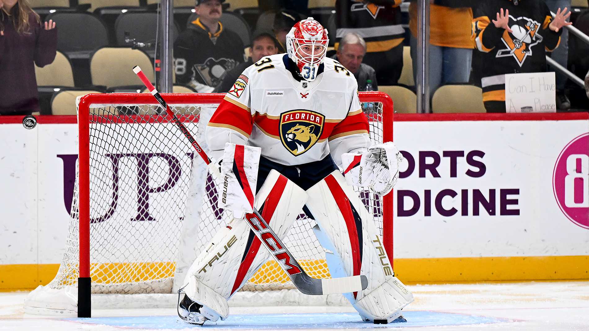 At 6-feet-9, Cooper Black makes NHL history in debut vs. Penguins — WPBF Sports Palm Beach