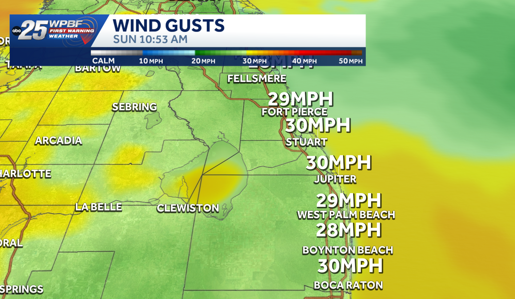Strong winds, dangerous surf hit Treasure Coast, Palm Beaches — WPBF West Palm Beach, Wellington Community news