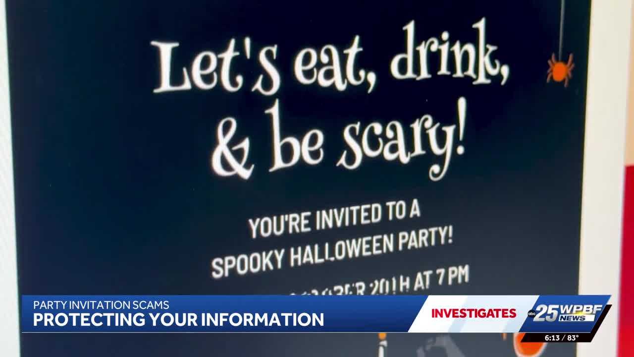Scammers are sending fake party invitations. Here's what they're after — Wellington Community news