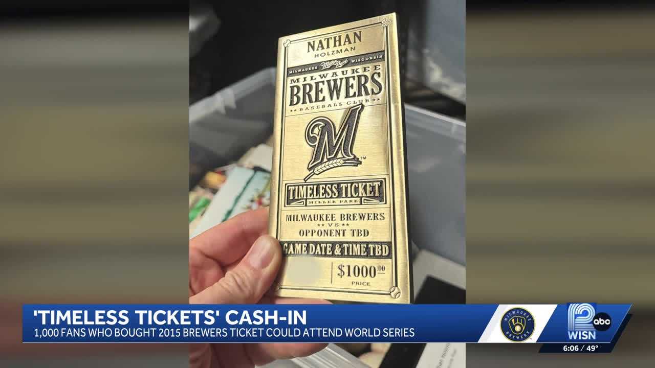 Brewers fan hopes 'Timeless Ticket' secures World Series seat — WPBF Sports Palm Beach, Wellington Sports news