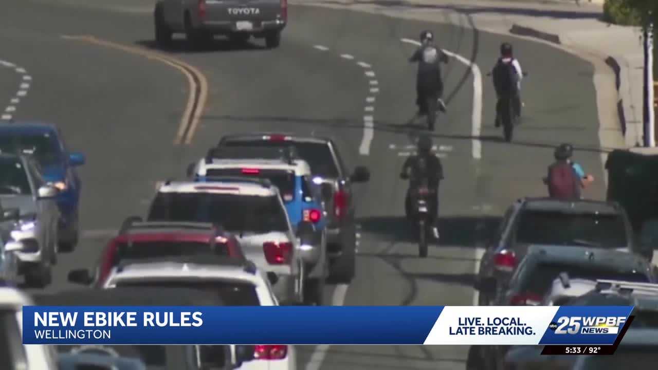 Wellington council approves first reading of e-bike and scooter ordinance — WPBF West Palm Beach, Wellington Government news