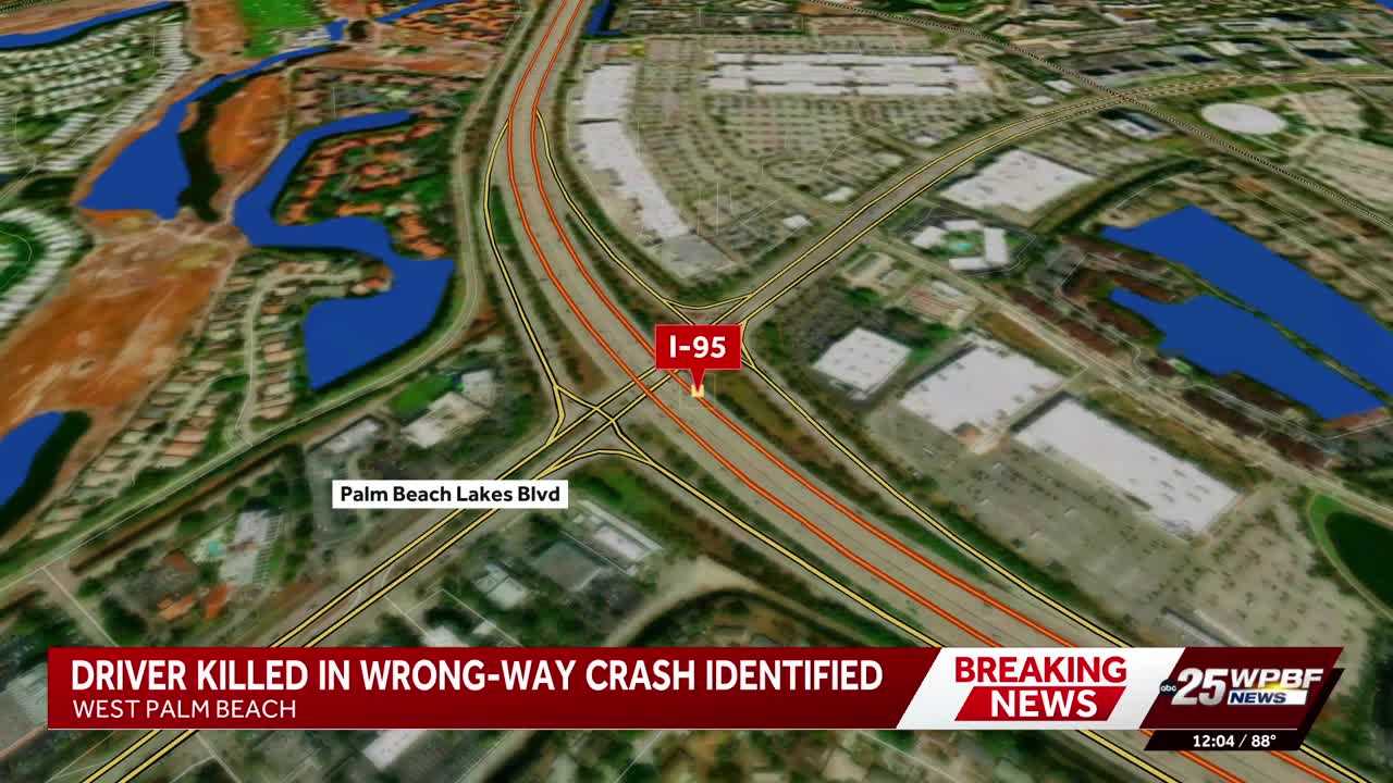Suspect charged in deadly wrong-way crash on I-95 in West Palm Beach — WPBF West Palm Beach, Wellington Community news