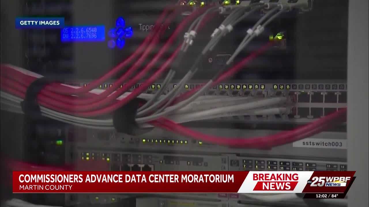 Martin County advances a one-year pause on new data center applications — WPBF West Palm Beach, Wellington Technology news