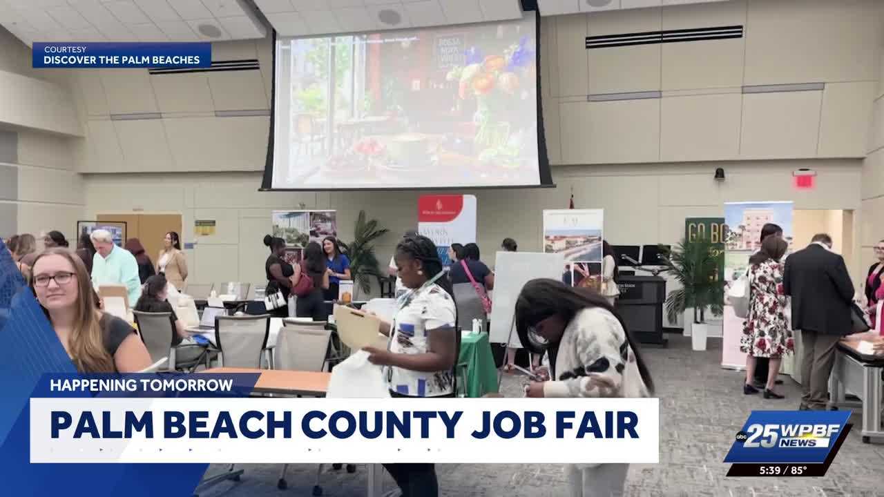 'Still seeing the need': Palm Beaches job fair highlights tourism workforce needs — WPBF West Palm Beach, Wellington Health news