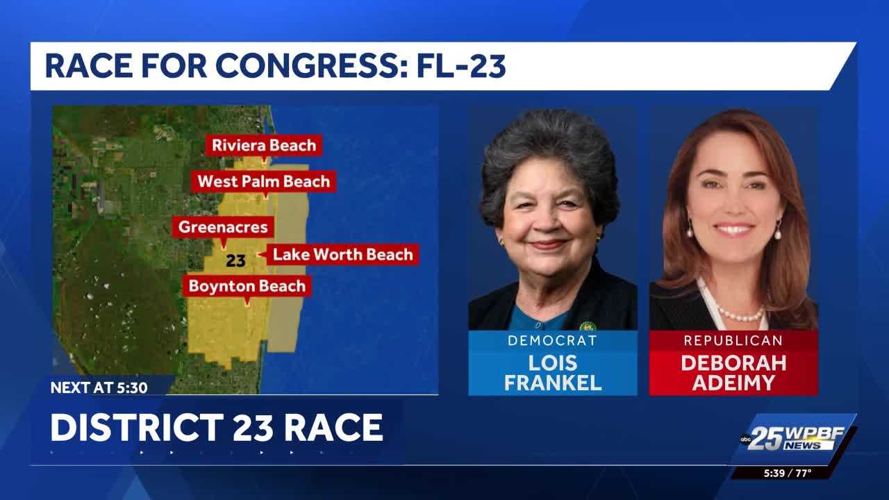 Frankel, Adeimy square off in Florida's redrawn 23rd District — Wellington Community news